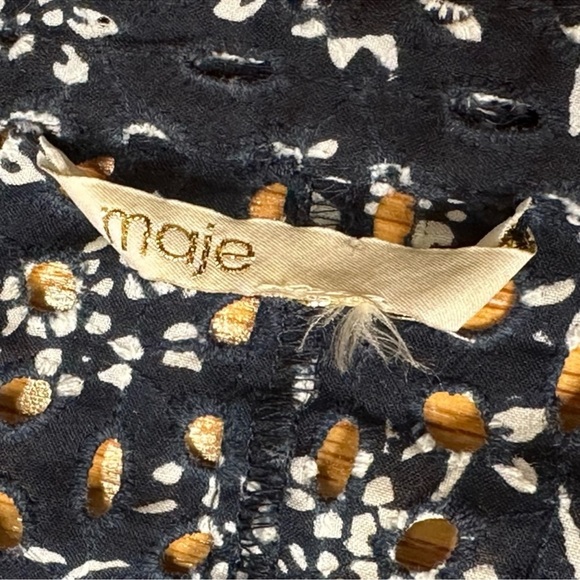 Maje The Rayana Eyelet Dress - Picture 10 of 11